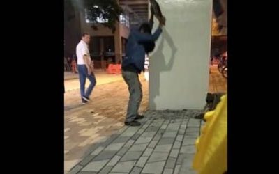 EN VÍDEO | Así destruyen obras de Paseo Bolívar